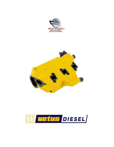 STM6242 bloc collecteur échappement échangeur de température d'eau moteurs VETUS DIESEL M3.09 M3.28 M3.29