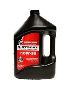 92-8M0206952 bidon huile moteurs hors-bord 4 litres 10W30 QUICKSILVER MERCURY MARINER 858046QE1 92-8M0086221 2