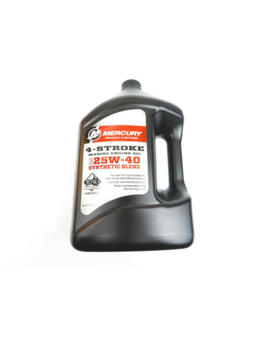 92-8M0086227 huile synthétique 25W40 QUICKSILVER moteurs 4 temps EFI BIDON 4 LITRES 858053QE1 8M0206956