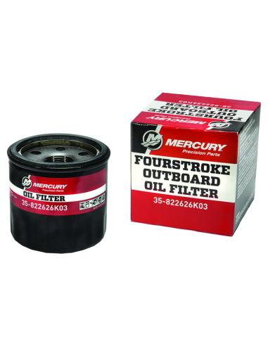 35-8M0162832 filtre huile 822626Q03 ORIGINE moteurs hors-bord 4 temps MERCURY MARINER TOHATSU 3R0-07615-0 35-8M0162831