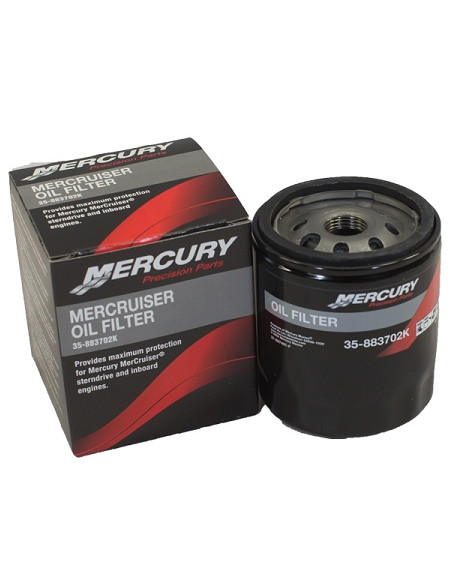 35-883702K filtre huile moteur V6 inboard essence MERCRUISER MERCURY 35-41815 SIERRA 18-7879-1 VOLVO 841750 OMC 173834 502903