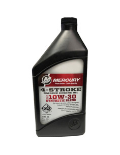 92-8M0152563 bidon 1 litre huile 10W30 QUICKSILVER moteur hors-bord MERCURY MARINER 4 TEMPS VERADO SEAPRO PRO XS 92-8M0206995 2