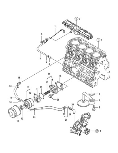 129150-35111 joint support filtre refroidisseur huile ORIGINE moteurs diesel YANMAR MARINE 129150-35110