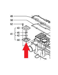 119802-03131 diaphragm ORIGINE moteurs diesel YANMAR MARINE 2YM15 3YM20 3YM27 3YM30