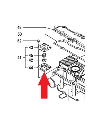 119802-03131 diaphragm ORIGINE moteurs diesel YANMAR MARINE 2YM15 3YM20 3YM27 3YM30