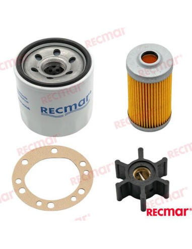 RECSKMARINE002G Kit entretien service maintenance ADAPTABLE moteurs diesel YANMAR MARINE 2GM 2GM20 3GM 3GM30 SK-MARINE-002-G