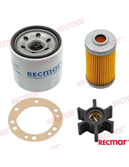 RECSKMARINE002G Kit entretien service maintenance ADAPTABLE moteurs diesel YANMAR MARINE 2GM 2GM20 3GM 3GM30 SK-MARINE-002-G