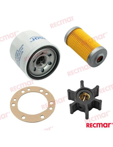 RECSKMARINE002G Kit entretien service maintenance ADAPTABLE moteurs diesel YANMAR MARINE 2GM 2GM20 3GM 3GM30 SK-MARINE-002-G