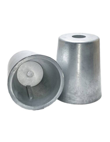 REC9303 Anode conique embout arbre hélice zinc radice TECNOSEAL D40MM 00403