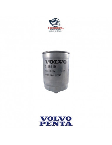 31261191 filtre à gasoil ORIGINE moteurs diesel VOLVO PENTA D3 D3-110 D3-130 D3-160 D3-190 8683212