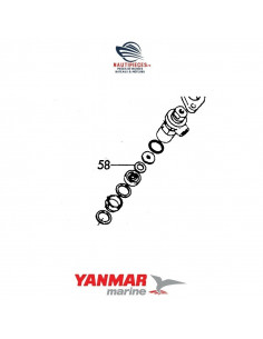 128275-11490 joint d'injecteur ORIGINE moteur diesel YANMAR MARINE GM 1GM 1GM10 2GM 2GM20 3GM 3GM30