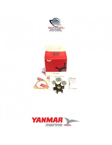 128176-42090 KIT TURBINE POMPE EAU MER MOTEUR DIESEL YANMAR MARINE 128170-42070 128176-42071 NAUTIPIECES.FR